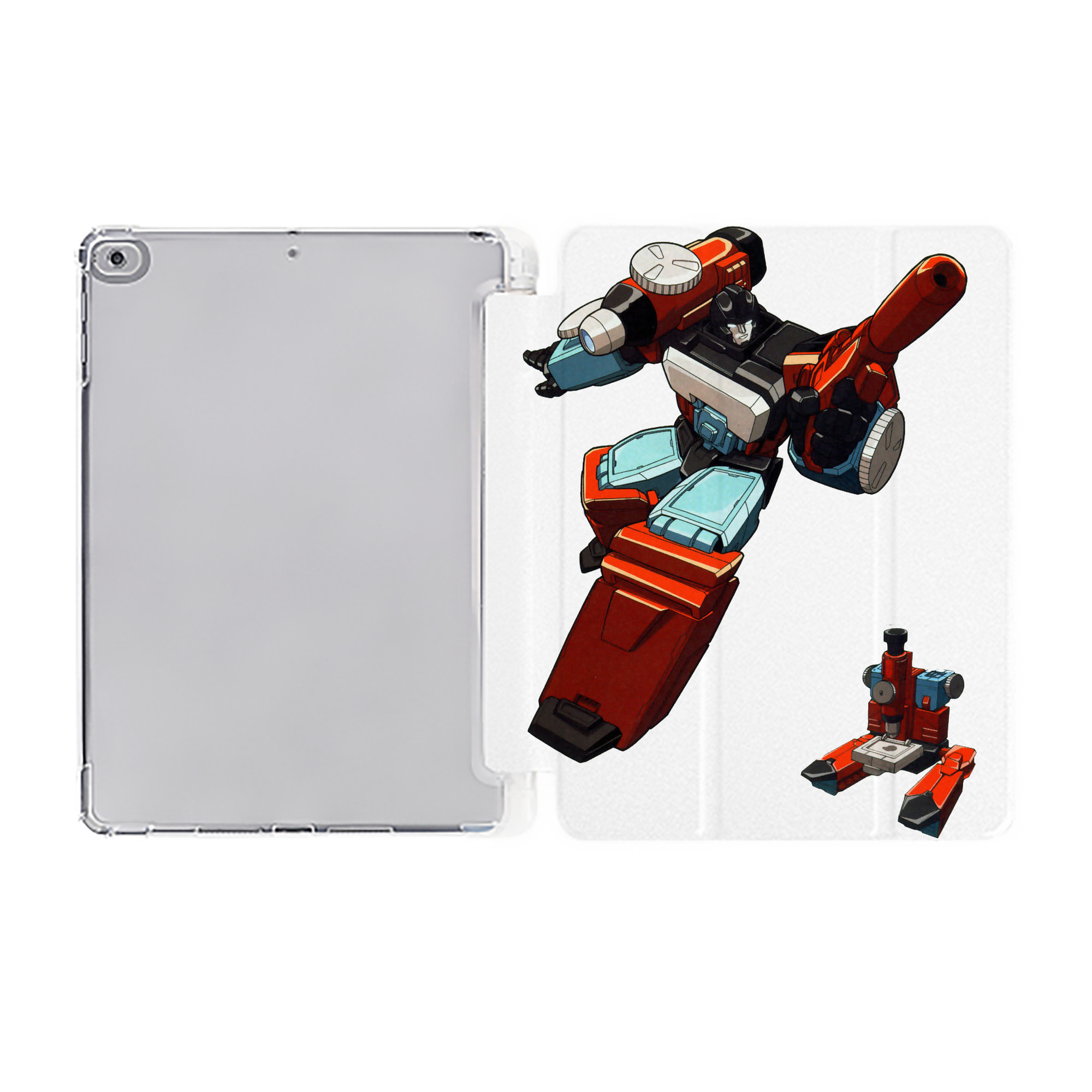 （画像用）  IPad ケース ペン収納付き 三つ折りスタンド PUレザー×シリコン 対応機種9.5/10.5/10.9インチ